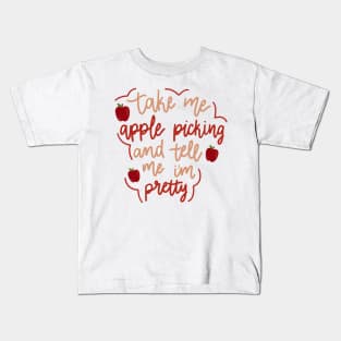 Apple Picking Kids T-Shirt